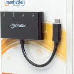 Manhattan IADAP USB31-HUB4 Hub 4 Θυρών USB 3.0 με σύνδεση USB-C 162746