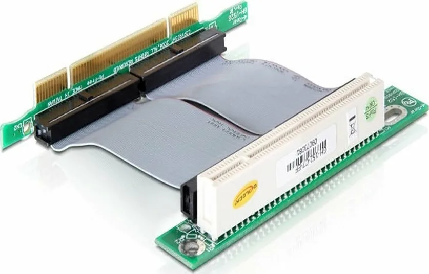 20210611094853_delock_riser_card_32bit_with_flexible_cable_0_07m_left_insertion.jpeg DeLock Κάρτα Riser για Κάθετη Τοποθέτηση 41793 - Image 1