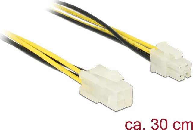 DeLock 4-Pin EPS - 4 Pin EPS Cable 0.3m Πολύχρωμο 84954 - Image 1