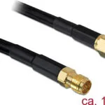 DeLock Καλώδιο RP-SMA Male - RP-SMA Female 15m 89434 1τμχ