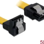 DeLock 7-Pin SATA III - 7-Pin SATA III Cable 50cm Κίτρινο (82479)