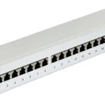DeLock Patch Panel για Rack 1U 24 Θυρών cat6 Γκρι 43300