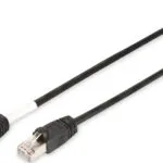 Digitus S/FTP Cat.6 (Gigabit) Καλώδιο Δικτύου Ethernet εξωτερικού χώρου 2m Μαύρο DK-1644-020/BL-OD