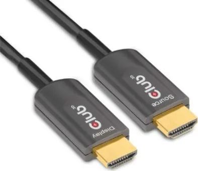 Club3D HDMI 2.1 Ultra High Speed 48Gbps 4K 120Hz HDR VRR Cable HDMI male - HDMI male 10m Μαύρο CAC-1376 - Image 1