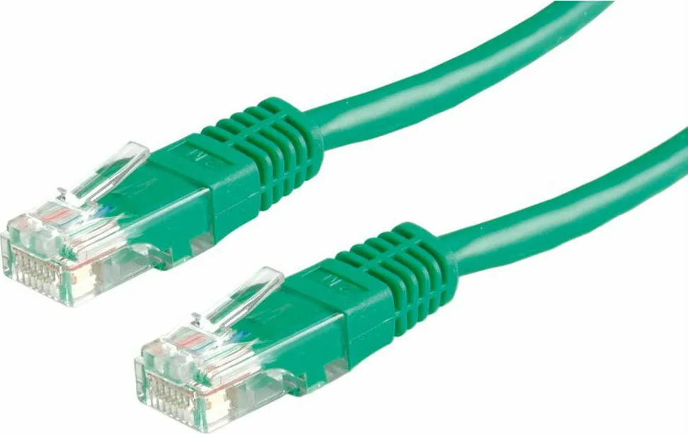 Roline U/UTP Cat.6 (Gigabit) Καλώδιο Δικτύου Ethernet 1.0m Πράσινο 21.99.1533 - Image 1