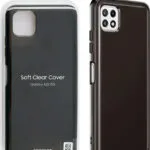 Samsung Back Cover Σιλικόνης Μαύρο (Galaxy A22 5G) EF-QA226TBEGEU
