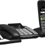 Gigaset DL780 Plus Ασύρματο Τηλέφωνο Duo με Ελληνικό Μενού Μαύρο