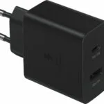 Samsung Φορτιστής Χωρίς Καλώδιο με Θύρα USB-A και Θύρα USB-C 35W Μαύρος (EP-TA220NBEGEU)