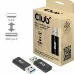 Club3D Μετατροπέας USB-A male σε USB-C female 1τμχ CAC-1525