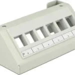 DeLock Keystone Multimedia Panel 6 Port Grey