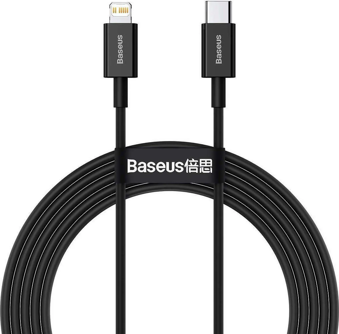 Baseus Superior USB-C to Lightning Cable 20W Μαύρο 2m (CATLYS-C01) - Image 1
