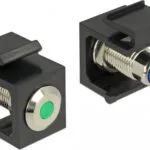 DeLock Keystone LED πράσινο 6 V επίπεδο (86463)