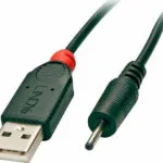 Lindy USB 2.0 Cable USB-A male - DC Μαύρο 1.5m (70265)