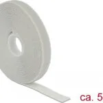 DeLock Δεματικό Καλωδίων Πλαστικό 5000mmx13mm σε Γκρι χρώμα (1τμχ) (18276)