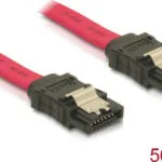 DeLock 7-Pin SATA III - 7-Pin SATA III Cable 50cm Κόκκινο (84302)