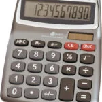 Genie 540 Αριθμομηχανή 10 Ψηφίων σε Ασημί Χρώμα