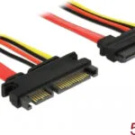 DeLock 22-Pin SATA III - 22-Pin SATA III Cable 50cm Πολύχρωμο (84361)