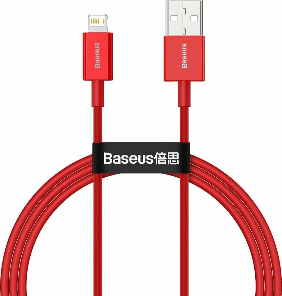 Baseus Superior USB to Lightning Cable Κόκκινο 1m (CALYS-A09) - Image 1