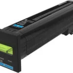 Lexmark CX860 Γνήσιο Toner Laser Εκτυπωτή Κυανό (82K2UCE)
