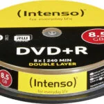 Intenso Εγγράψιμα DVD+R 8x Dual Layer 8.5GB Cake Box 10τμχ (4311142)