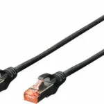 Digitus S/FTP Cat.6 (Gigabit) Καλώδιο Δικτύου Ethernet 10m Μαύρο 5τμχ DK-1644-100-BL-5