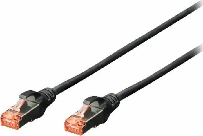 Digitus S/FTP Cat.6 (Gigabit) Καλώδιο Δικτύου Ethernet 10m Μαύρο 5τμχ DK-1644-100-BL-5 - Image 1