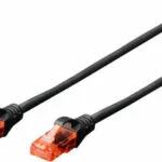 Digitus U/UTP Cat.6 (Gigabit) Καλώδιο Δικτύου Ethernet 3m Μαύρο DK-1612-030/BL