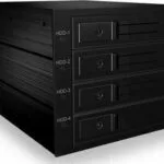 Icy Box IB-564SSK Backplane 4x 3.5Inch SAS/SATA HDD In 3x5.25inch Bay With 1x80x80mm Cooling Fan Μαύρο IB-564SSK