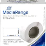 MediaRange MRDY99010 130 Αυτοκόλλητες Ετικέτες σε Ρολό για Εκτυπωτή Ετικετών Για Dymo 99010/S0722370 28x99mm 40τμχ