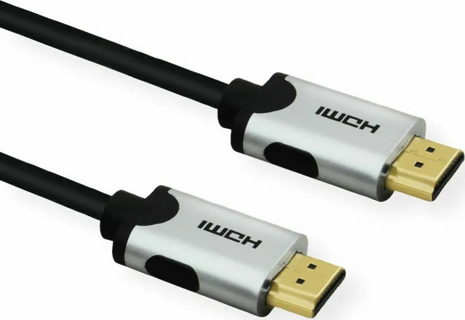 Value HDMI 1.4 High Speed 1080p 120Hz Cable HDMI male - HDMI male 1m Μαύρο 11.99.5940 - Image 1