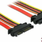 DeLock 22-Pin SATA III - 22-Pin SATA III Cable 30cm Πολύχρωμο (84919)