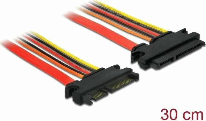 DeLock 22-Pin SATA III - 22-Pin SATA III Cable 30cm Πολύχρωμο (84919) - Image 1