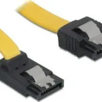 DeLock 7-Pin SATA III - 7-Pin SATA III Cable 30cm Κίτρινο (82472)