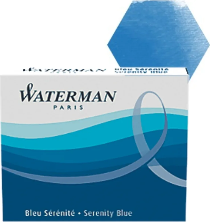 20210827135209_waterman_antallaktiko_melani_gia_pena_se_mple_chroma_8tmch_s0110860.jpeg Waterman 8 Ανταλλακτικά Μελάνια για Πένα Μπλε 50ml 0110860 - Image 1