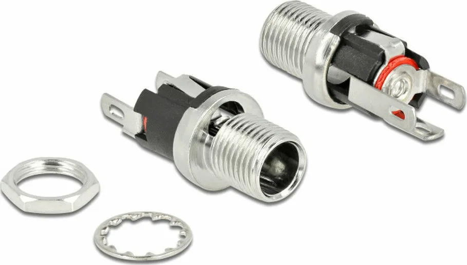 DeLock Βύσμα DC female Ασημί 90056 - Image 1