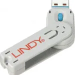 Lindy Port Lock USB Μπλε (40622)