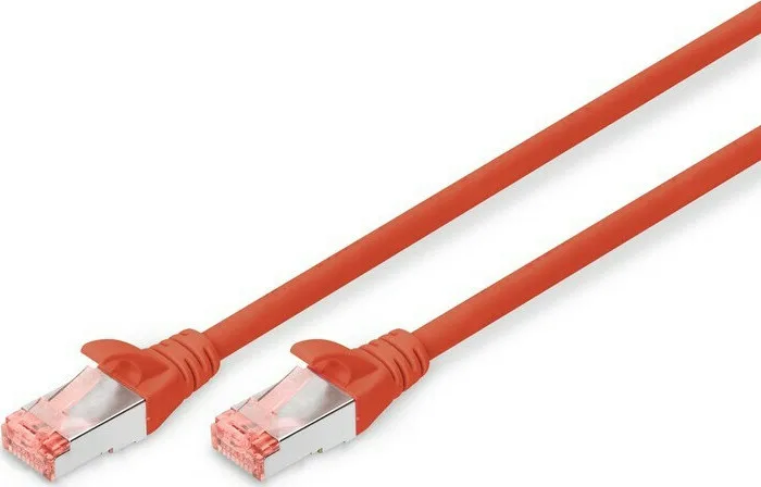 Digitus S/FTP Cat.6 (Gigabit) Καλώδιο Δικτύου Ethernet 5m Κόκκινο DK-1644-050/R - Image 1