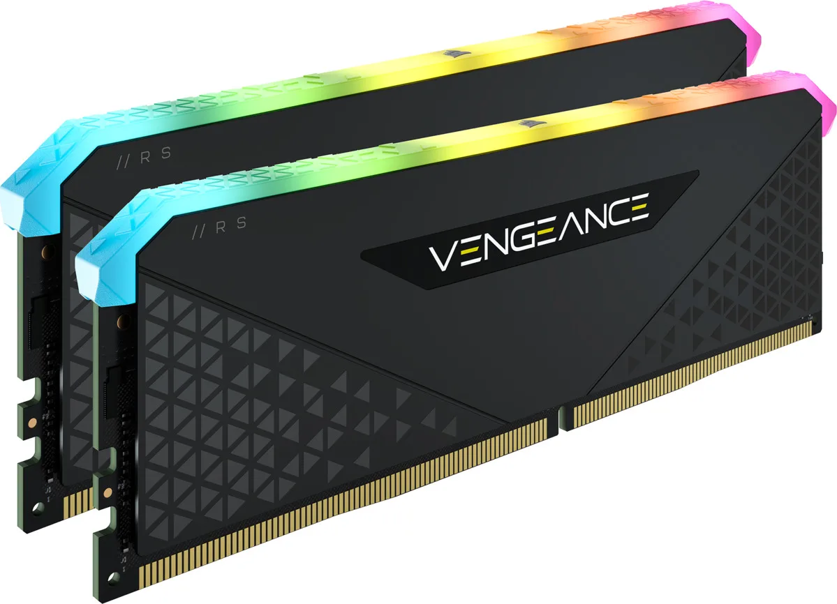 Corsair Vengeance RGB RS DDR4 32GB RAM με 2x16GB Modules και Ταχύτητα 3200 για Desktop CMG32GX4M2E3200C16 - Image 1