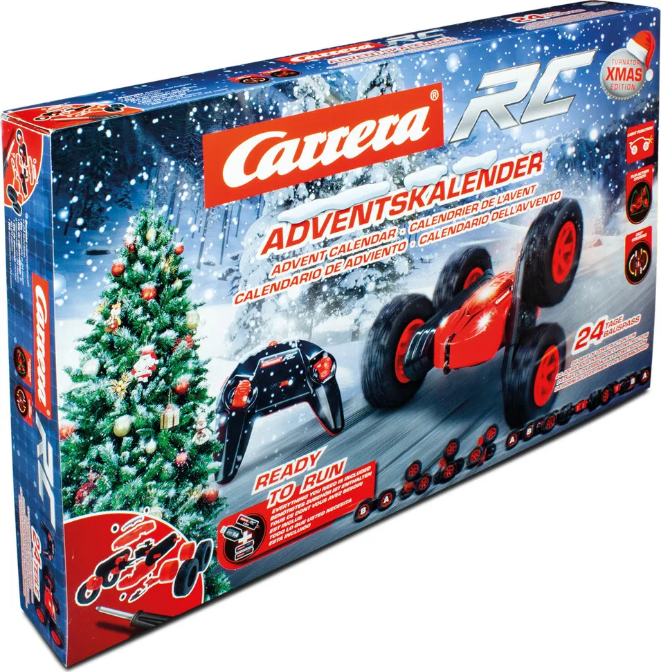 20210907131310_carrera_turnator_advent_calendar_370240009.jpeg Carrera Turnator Advent Calendar Τηλεκατευθυνόμενο Αυτοκίνητο Stunt Κόκκινο 370240009 - Image 1