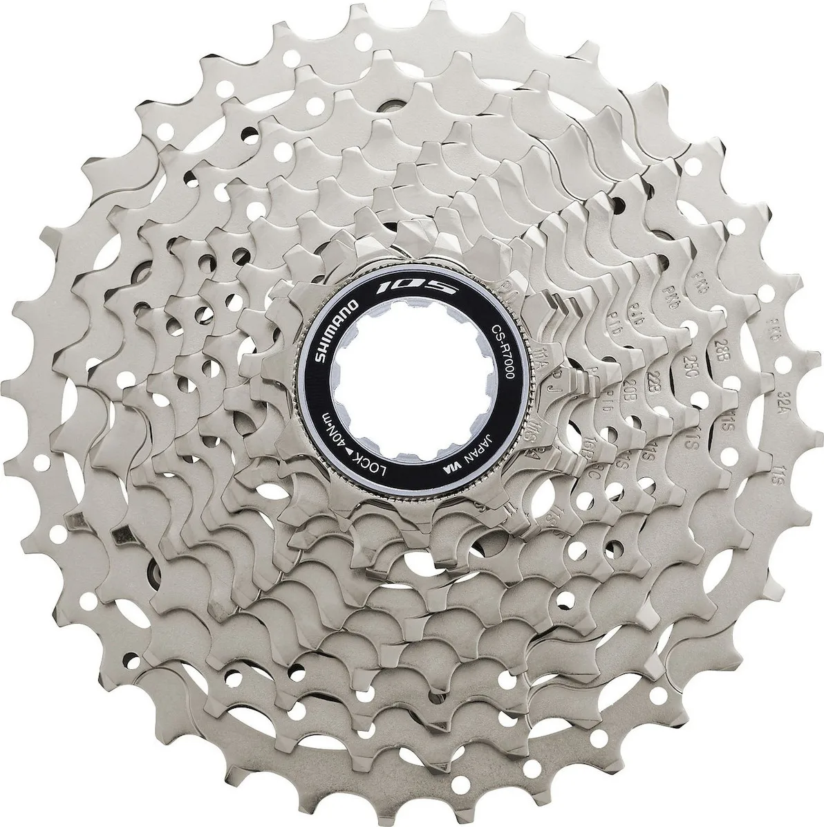 20210908144852_shimano_cs_r7000_icsr700011132_11sp_11_32.jpeg Shimano CS-R7000 ICSR700011132 Κασέτα Ποδηλάτου Δρόμου 11 Ταχυτήτων με 11-32 Δόντια - Image 1