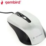 Gembird MUS-4B-01 Ενσύρματο Ποντίκι Ασημί