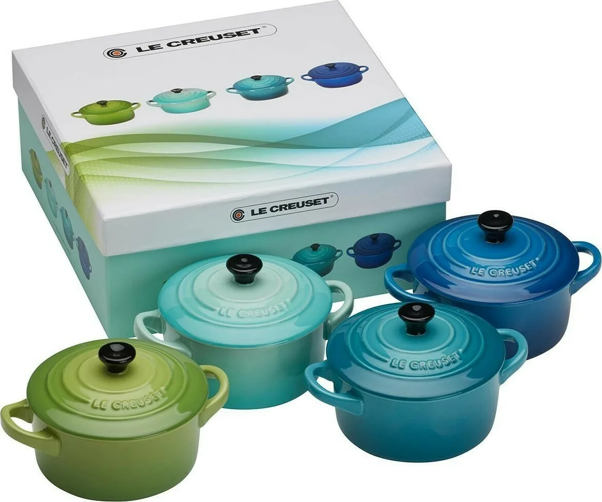 20210910165358_le_creuset_gastra_keramiki_10cm_4tmch.jpeg Le Creuset Σετ Κατσαρόλες με Κεραμική Επίστρωση 4τμχ - Image 1