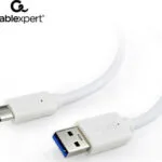 Cablexpert USB 3.0 Cable USB-C male - USB-A 36W Λευκό 0.1m CCP-USB3-AMCM-W-0.1M