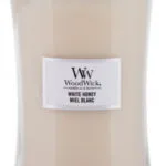 WoodWick Αρωματικό Κερί σε Βάζο με Άρωμα White Honey Μπεζ 610gr