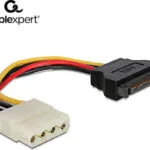 Cablexpert 15-Pin Sata - 4-Pin Molex Cable 0.15m Πολύχρωμο CC-SATA-PS-M