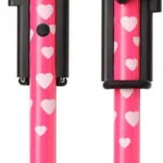 Ultron Mini Hot Shot Selfie Stick με Καλώδιο 3.5mm Ροζ 173951