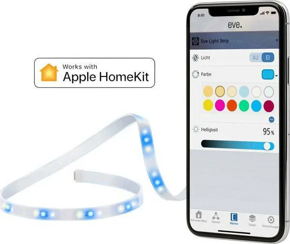 20210921134653_ef075b5d.jpeg Eve Smart Ταινία LED 24V RGBW Φως 2m με Τροφοδοτικό 10EAS8301 - Image 1