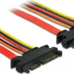 DeLock 22-Pin SATA III - 22-Pin SATA III Cable 0.1m Πολύχρωμο (84917)