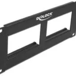 DeLock Easy 45 Patch Panel για Rack 2U 10" Μαύρο 81379