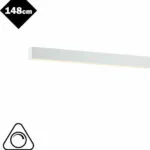 Viokef LED Γραμμικό Φωτιστικό Οροφής 60W Θερμό Λευκό IP20 με Ρυθμιζόμενη Ένταση Μ150xΒ5.5xΥ7.5εκ. 3911-0114-3-W-D